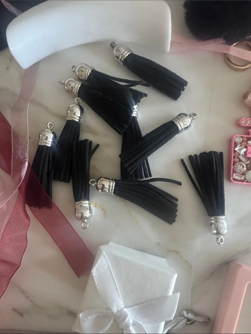 Perfect bundle for sellersJewelry Pouches keychain boxes purse chain